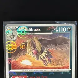 Mandibuzz 064/086 NM – Master Ball Holo – 2025 TCG Pokemon White Flare - Image 2