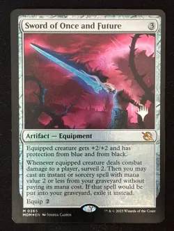 1x MTG Sword of Once and Future (Foil) - (PPMOM) #265 - Magic the Gathering - Image 1