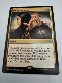 Magic: The Gathering Commander Legends Deflecting Palm #444 Rare Card - Image 1