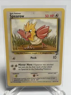 SPEAROW - Base Set 2 - 92/130 - Common - Pokemon Card - Unlimited Edition NM - Image 2