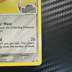 Pokemon TCG Pikachu Delta Species Holo Black Star Promo Card 35 HP with Swirl - Image 5