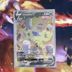 Tyranitar V Single Strike 155/163 (LP) Battle Styles Pokemon TCG Card OBO - Image 1