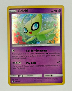 Celebi - SM224 - SM Black Star Promo Pokemon Card TCG SM Promo LP - Image 1