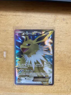 Jolteon EX 28a/083 Alternate Art Full Art Pokemon Card - Image 1