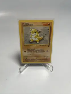SANDSHREW - Base Set 2 - 91/130 - Common - Pokemon Card - Unlimited Edition NM - Image 1