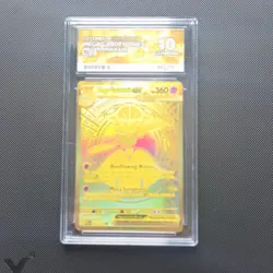 Pokemon Card - Mega Gardevoir Ex Gold 187/132 Mega Evolution - ACE 10 - Image 1