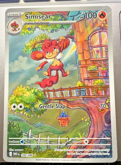 Pokemon card - Simisear 100/086 - White Flare 2025 - Holo - Illustration Rare - Image 1