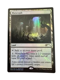 MTG Mutavault Foil Friday Night Magic Promo #1 - Image 1