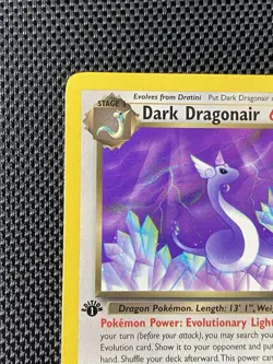 Dark Dragonair 1st Edition 33/82 - Team Rocket Pokemon Card LP/NM - Image 2