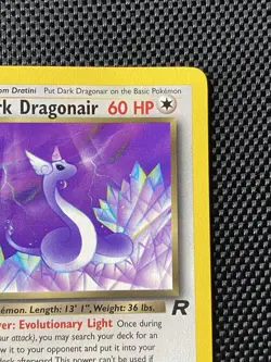 Dark Dragonair 1st Edition 33/82 - Team Rocket Pokemon Card LP/NM - Image 3