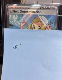 Pokemon TCG Mega Evolution Lillie’s Determination Full Art Trainer Card 169/132 - Image 3