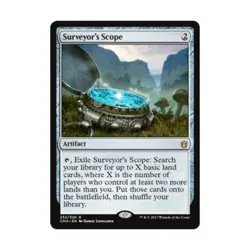 WOTC MTG Commander Anthology Surveyor's Scope (R) NM - Image 1