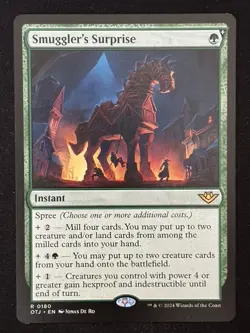 1x MTG Smuggler's Surprise - Outlaws of Thunder Junction (OTJ) #180 - Magic - Image 1