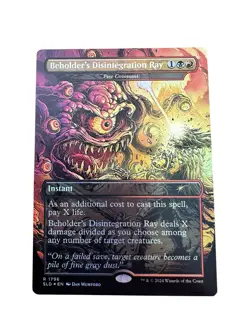 MTG Beholder’s Disintegration Ray/Fire Covenant Foil Secret Lair Drop #1796 - Image 1