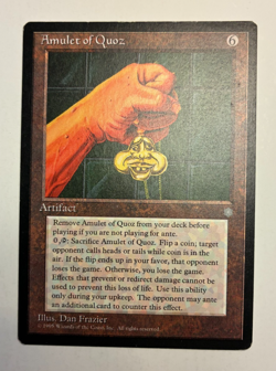 Amulet of Quoz MtG Ice Age ICE LP RARE - Image 1