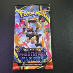 Pokemon TCG: Mega Evolution Phantasmal Flames Booster Pack 2025 - Image 1