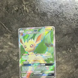 Pokemon TCG Leafeon GX Full Art Ultra Rare Holo 139/156 Sm-Ultra Prism Card - Image 1