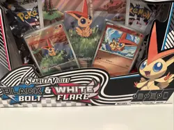 Pokemon TCG Unova Victini Illustration Collection Box Black Bolt White Flare - Image 2