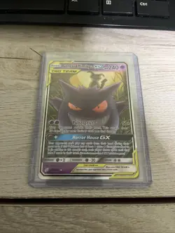 Pokemon TCG Gengar & Mimikyu GX Holo Ultra Rare Card 53/181 Tag Team Read desc - Image 1