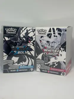 Pokemon Black Bolt and White Flare Booster Bundle Set of 2 Sealed New - Image 1