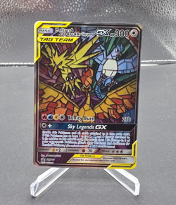 2019 Pokemon Sun & Moon Hidden Fates Moltres Zapdos Articuno ETB Promo SM210 - Image 1