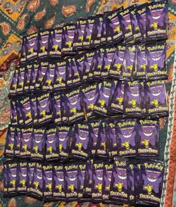 NIP (LOT OF 100) POKEMON TCG “TRICK or TRADE” Halloween Special Mini Packs NEW 2 - Image 1