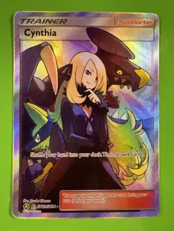 Cynthia Trainer SV82/SV94 Pokemon Hidden Fates Holo Rare - Image 1