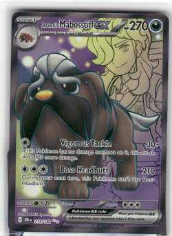 Arven's Mabosstiff Ex 218/182 Destined Rivals Pokemon TCG - Image 1