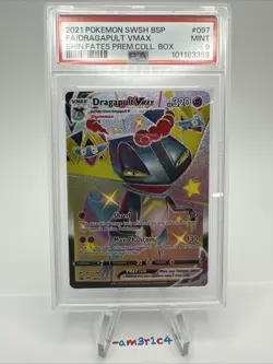 PSA 9 Dragapult VMAX Full Art Shiny – 2021 Pokemon SWSH Battle Styles - Image 1