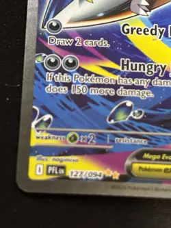 Mega Sharpedo EX Phantasmal Flames 127/094 SIR NM/M- Pokemon TCG - Image 5