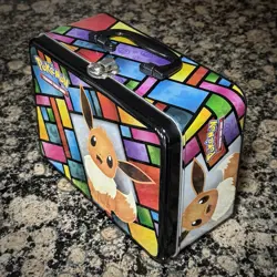 Pokemon TCG Treasure Chest Eevee Lunch Box 2021 Empty Tin Only NEW - Image 3