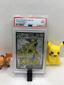 Pokemon Tyranitar EX Ultra Rare Obsidian Flames PSA 9 - Image 2