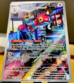 🔥 Porygon-Z Pokemon TCG Illustration Rare 214/182 Sv04: Paradox Rift NM 🔥 - Image 3