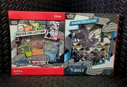 Pokemon Black Bolt & White Flare Binder + Poster Collection Sam's Club Bundles - Image 1