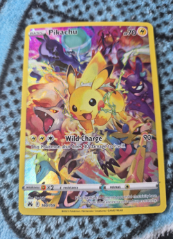 The Pokemon Company Pikachu 160/159 Crown Zenith Secret Rare Holo 70HP - Image 1
