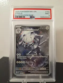 Pokemon TCG Steelix 150/132 Mega Evolution PSA 9 MINT *FRESH CERT* - Image 1