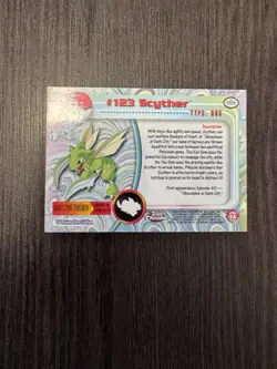 CUSTOM POST FOR XTEAMROCKET - Topps Chrome Pokemon Scyther - Image 2
