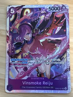 Vinsmoke Reiju 031 Super Rare SR Foil One Piece EB03-031 Heroines Edition - Image 1