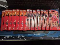 LOT OF 14 ONE PIECE SLEEVED BOOSTER OP-13 & EB03 ENGLISH - Image 1