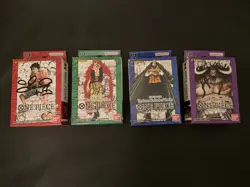 One Piece 1ST EDITION (Super Pre-Release)Decks ST01-ST04 Sealed Signature Luffy - Image 2