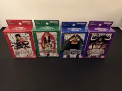 One Piece 1ST EDITION (Super Pre-Release)Decks ST01-ST04 Sealed Signature Luffy - Image 4
