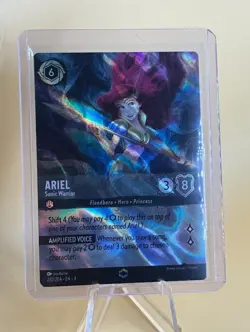 Disney Lorcana Ursula's Return ARIEL Sonic Warrior Enchanted Foil #220/204 - Image 1
