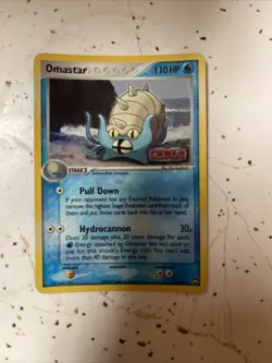 Omastar 20/108 Reverse Holo Stamped EX Power Keepers Pokemon Card MP - Image 1