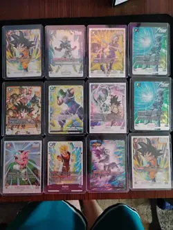 Dragon Ball Super Fusion World Card Lot Of 12 Rare Cards - Image 1