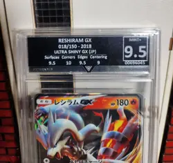 Pokemon Card Graded - Japanese Reshiram - Ultra Shiny GX - 018-150 - 9 - Image 2