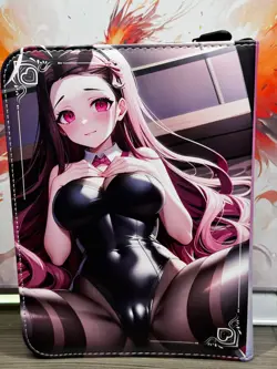 Anime Waifu Trading Card 9-Pocket 3-Ring Zipper Binder - Image 2