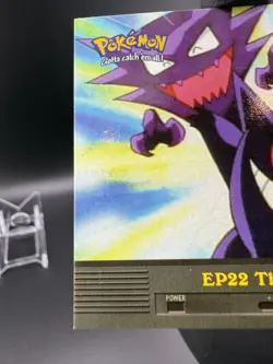 EP22 THE TOWER OF TERROR - BLUE LOGO - NON-HOLO - TOPPS POKEMON TV CARD - Image 5