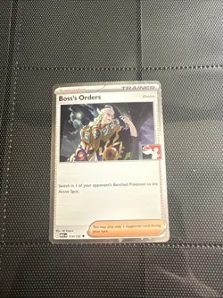 Boss's Orders Ghetsis Holo 114/132 Prize Pack Series 8 Promo Pokemon Card NM/LP - Image 1