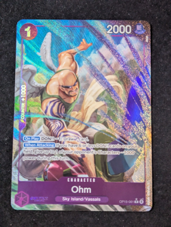 OP15-061 Ohm Alt Art R Adventure on KAMI's Island One Piece TCG English Card - Image 1