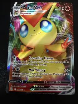Victini VMAX 022/163 SWSH05: Battle Styles NM Pokemon Card TCG - Image 1